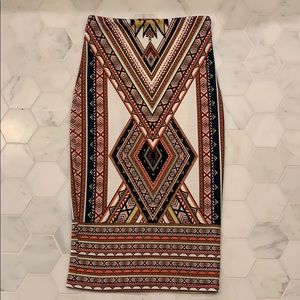 High Waisted Pencil Skirt